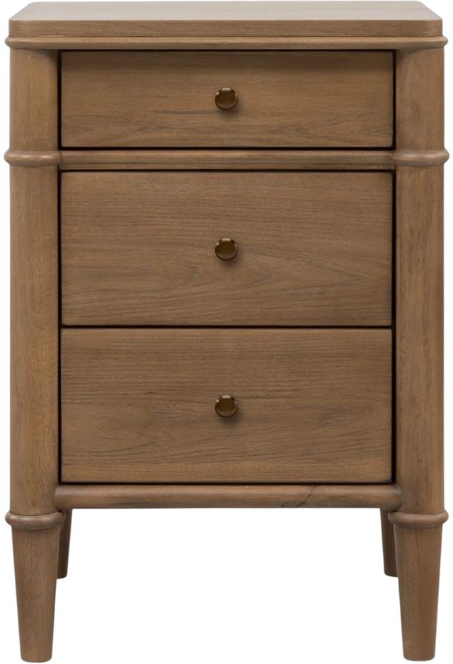 Modus Furniture Whitmore Claystone 3-Drawer Nightstand-1