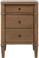 Modus Furniture Whitmore Claystone 3-Drawer Nightstand-1