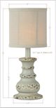 Forty West Betsy Blue Table Lamp-1
