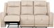 Primo™ International Casa Sienna Igor Jaxxon Taupe Faux Leather Manual Motion Sofa-3