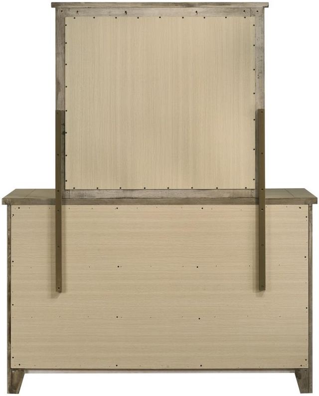 Coaster® Hazlewood Vineyard Oak Bedroom Dresser with Mirror-3