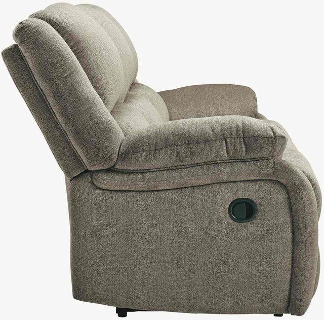 Signature Design by Ashley® Draycoll Pewter Reclining Sofa-3