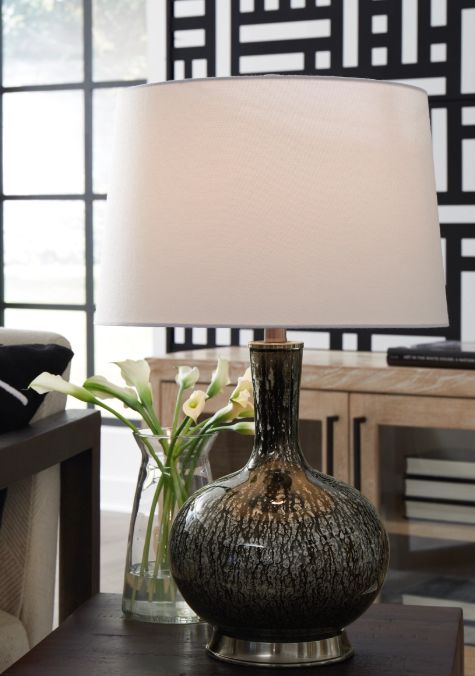 Signature Design by Ashley® Tenslow Antique Black Table Lamp-4