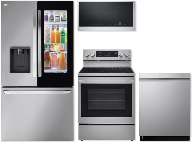 LG 4 Piece PrintProof™ Stainless Steel Kitchen Package-0