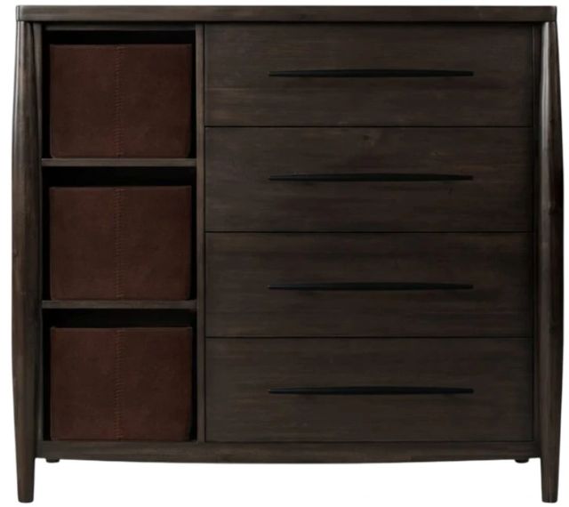 Modus Furniture Koko Minx Sweater Chest with Storage Bins-2