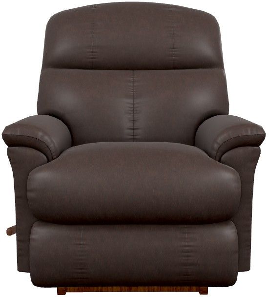 La-Z-Boy® Reed Tobacco Leather Manual Rocking Recliner-1