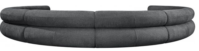 Meridian Furniture Bale 9-Piece Gray Modular Sectional-3