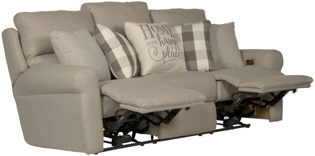 Catnapper® Westport Metal Lay Flat Reclining Sofa-2