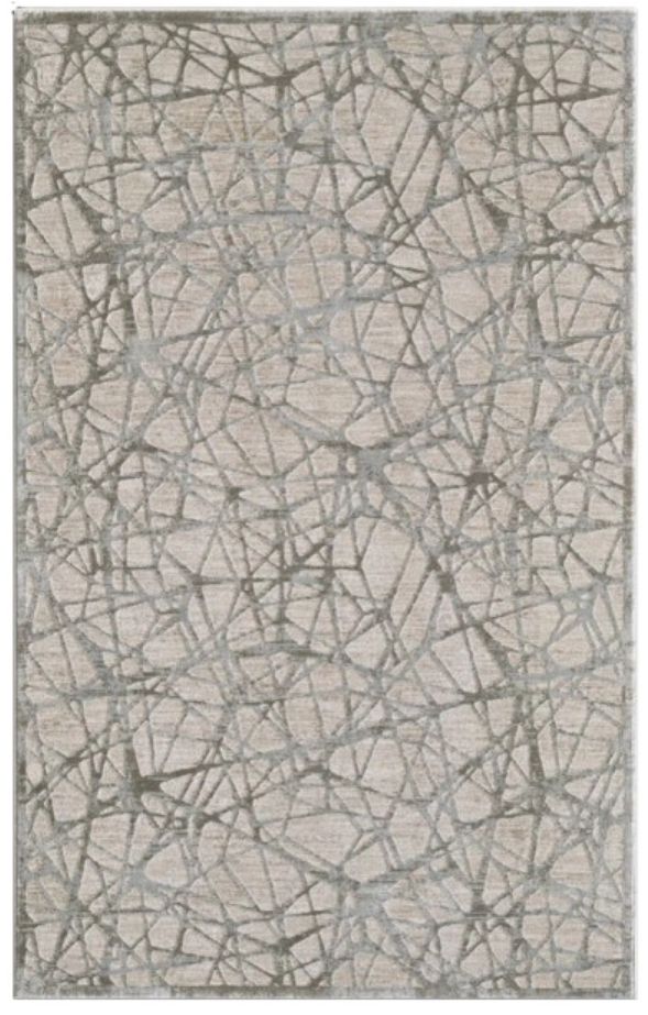 KAS Rugs Peyton Beige Abstract 5'x8' Area Rug-1