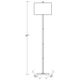 Surya Becker Silver Floor Lamp-4