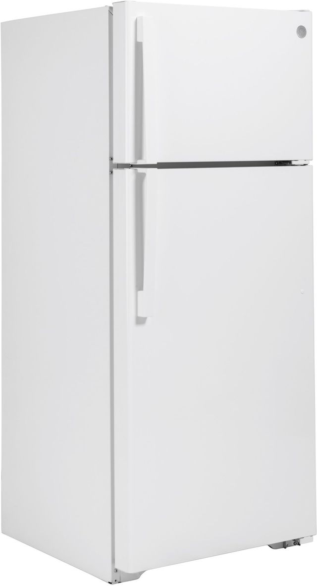 Scratch N' Dent GE® 17.5 Cu. Ft. White Top Freezer Refrigerator-3