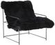 TOV Furniture Kimi Black Genuine Sheepskin Accent Chair-0