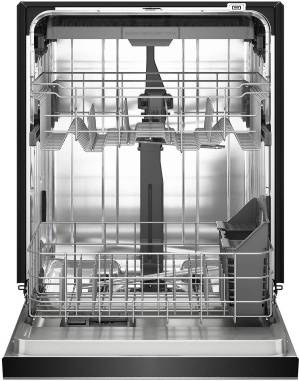 KitchenAid® 24" PrintShield Stainless Steel Front Control Built-In Dishwasher with 30+ Total Wash Jets-1