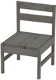 Crate Designs™ Furniture Graphite Dining Side Chair-0