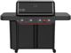 Weber® Genesis® E-430 Stealth® Edition 4-Burner Matte Black Freestanding Liquid Propane Grill-0