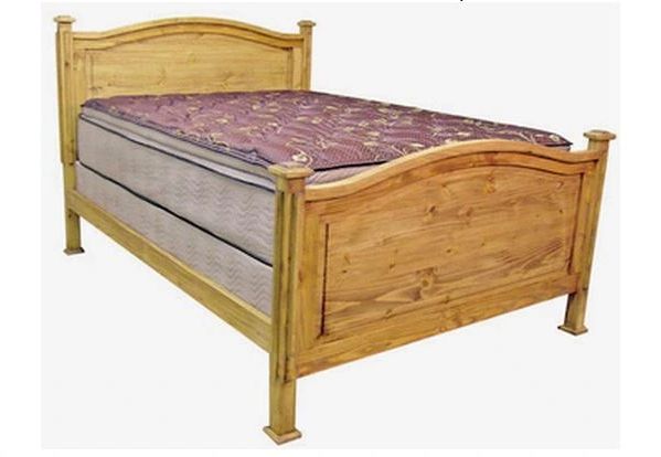 Million Dollar Rustic Queen Budget Panel Bed-0