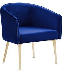Mazin Furniture Nikki Navy Accent Chair-1