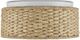 Currey & Company Colchester Natural/White Flush Mount Lighting-2
