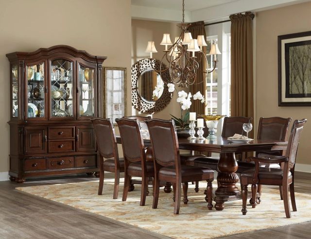 Homelegance® Lordsburg Brown Cherry Dining Table-1