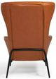VIG Furniture Divani Casa Susan Orange Leatherette Lounge Chair-3