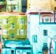 Stylecraft Looking At A Colorful City II Multi-Colored Wall Art-1