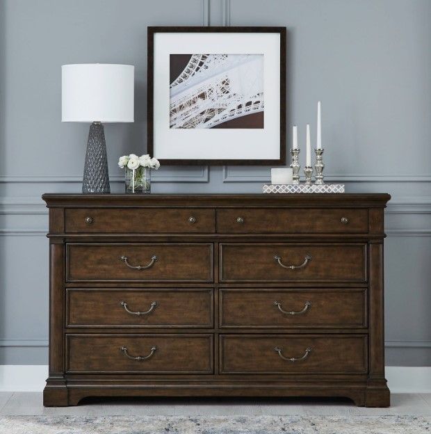 Liberty Furniture Arden Road Satin Cherry Dresser-1