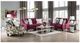 Furniture of America® Jillian Plum Sofa-1