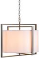 Crestview Collection Fields Silver 5-Light Drum Chandelier-2