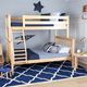M3 Furniture Natural Twin/Full Bunk Bed-0