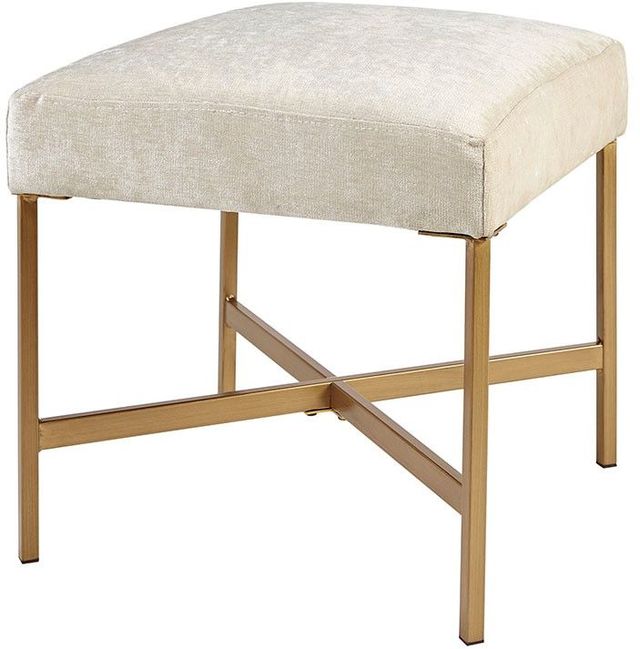 Olliix by Martha Stewart Cream Markus Accent Ottoman-1
