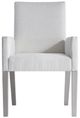 Bernhardt Stratum Mist/White Upholstered Arm Chair-1