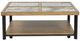 Signature Design by Ashley® Montia Brown Cocktail Table with Black Base-1