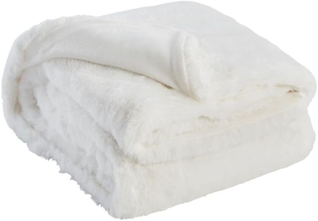 Signature Design by Ashley® Gariland White Throw-0