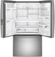 GE Profile™ 36" 23.1 Cu. Ft. Fingerprint Resistant Stainless Steel Counter Depth French Door Refrigerator-1