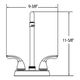 Elkay Everyday Chrome Bar Deck Mount Faucet and Lever Handles-3