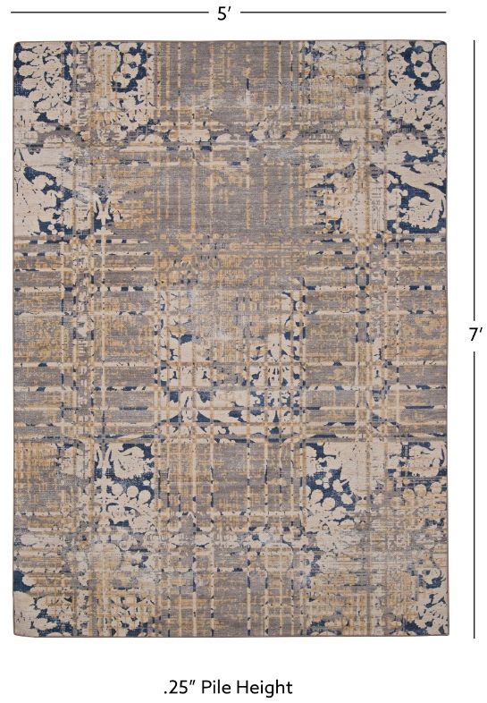 Linon Ocala 5'x7' Area Rug-2
