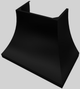 Vent-A-Hood® Designer Series 42" Black Wall Mounted Range Hood-4