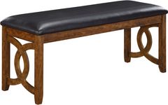 New Classic® Home Furnishings Gia Brown 46" Dining Bench