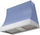AGA Marquee 36" Carnaby Blue Wall Mounted Range Hood with Polished Chrome Trim-0
