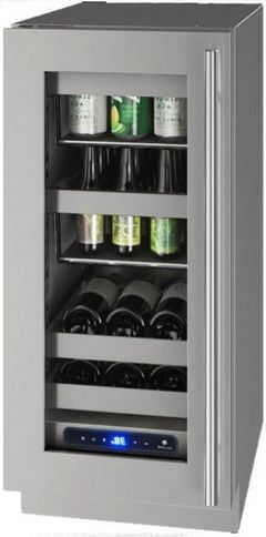 U-Line® 2.9 Cubic Feet Stainless Steel Beverage Center
