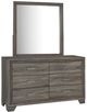Coaster® Wright Brown Oak Dresser and Mirror-0