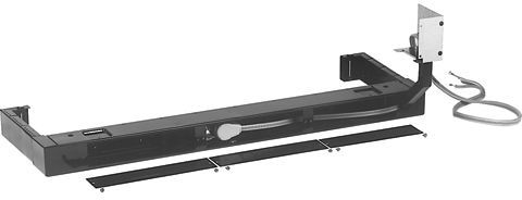 GE® 42" Black Zoneline Standard Sub-Base-1