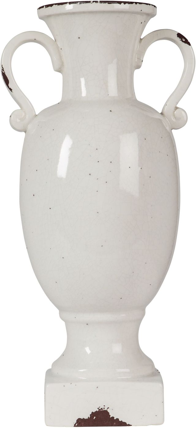 Signature Design by Ashley® Dierdra Antique White Urn-0