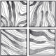 Olliix by Madison Park Slate 4 Piece Silver Metal Wall Decoration Set-0