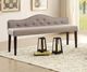 Kwality Imports Athena Light Gray Bench-0