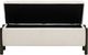 TOV Furniture Abby Cream Nubby Fabric Storage Bench-2