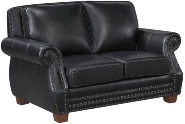 Homelegance® Remington Black Loveseat-0