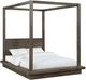 Modus Furniture Melbourne Dark Pine Full Canopy Bed-0