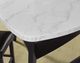 Steve Silver Co. Carrara White Counter Hight Dining Table with Ebony Base-1