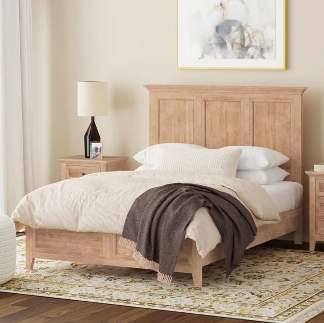 Intercon San Mateo Wheat Queen Panel Bed-1